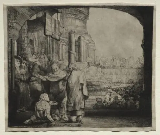 Peter and John Healing the Cripple at the Gate of the Temple