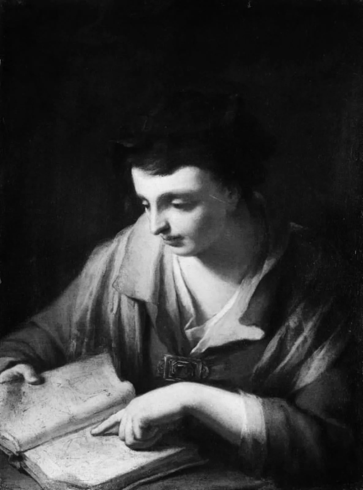 En ung matematiker, by Unknown, 1750