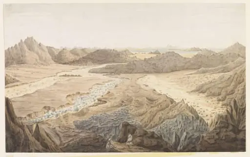 View from the Mountains on the Peninsula of Sinai