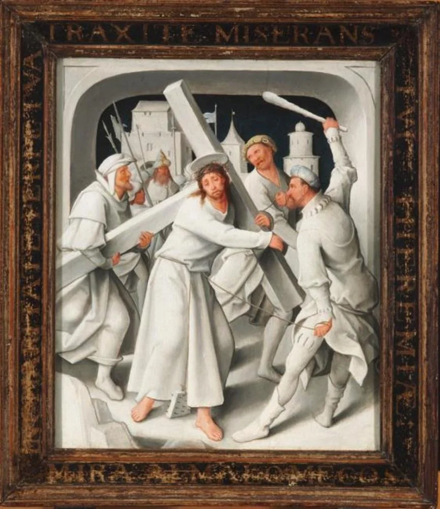 Christ Carrying the Cross, by Unknown, oil, 1520