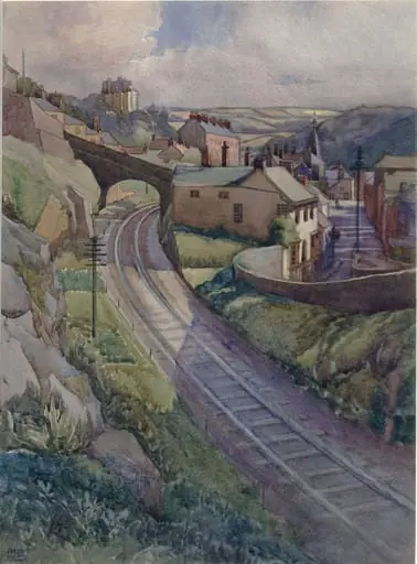 Approaching Bideford Station