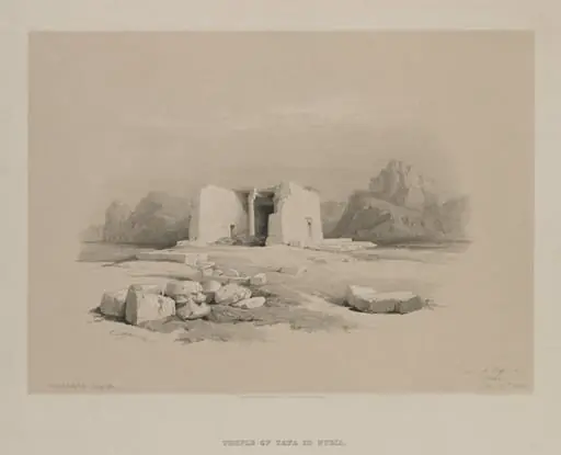 Egypt and Nubia, Volume I: Temple at Tafa in Nubia