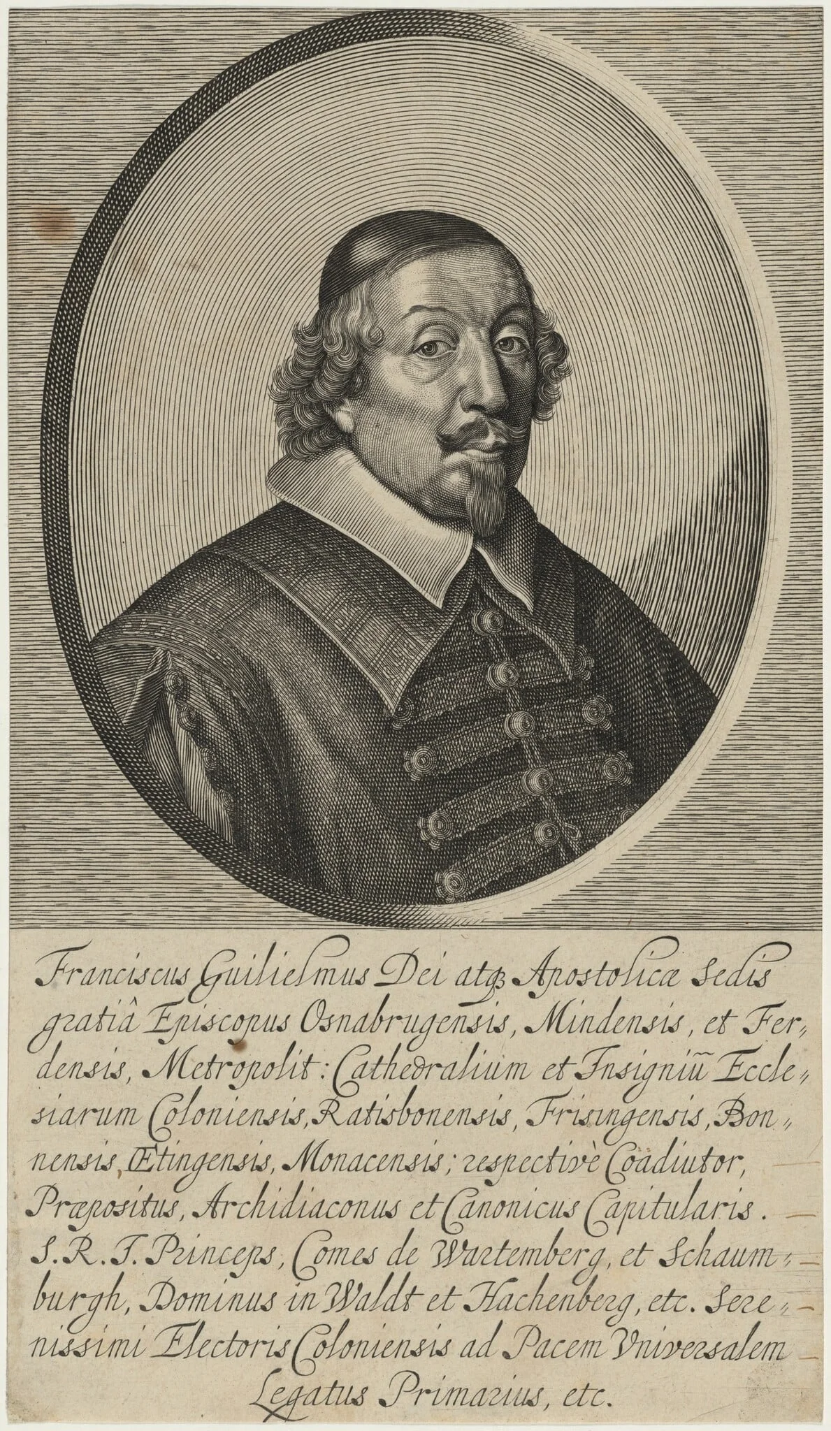 Franciscus Guilielmus, by Unknown 19th Century, ink, 1850