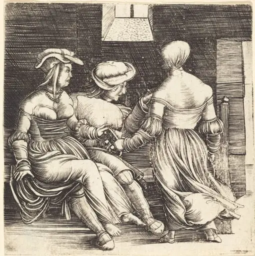 Young Man and Maids