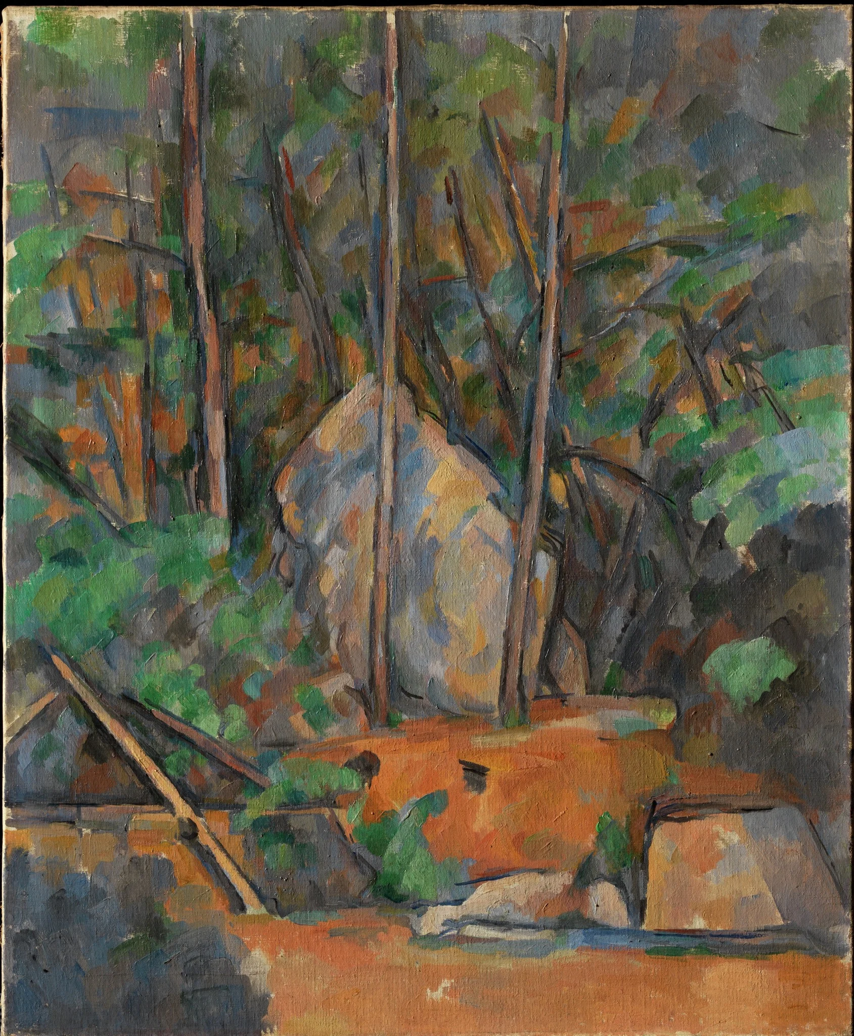 Cistern in the Park of Château Noir, by Paul Cezanne, oil, 1900