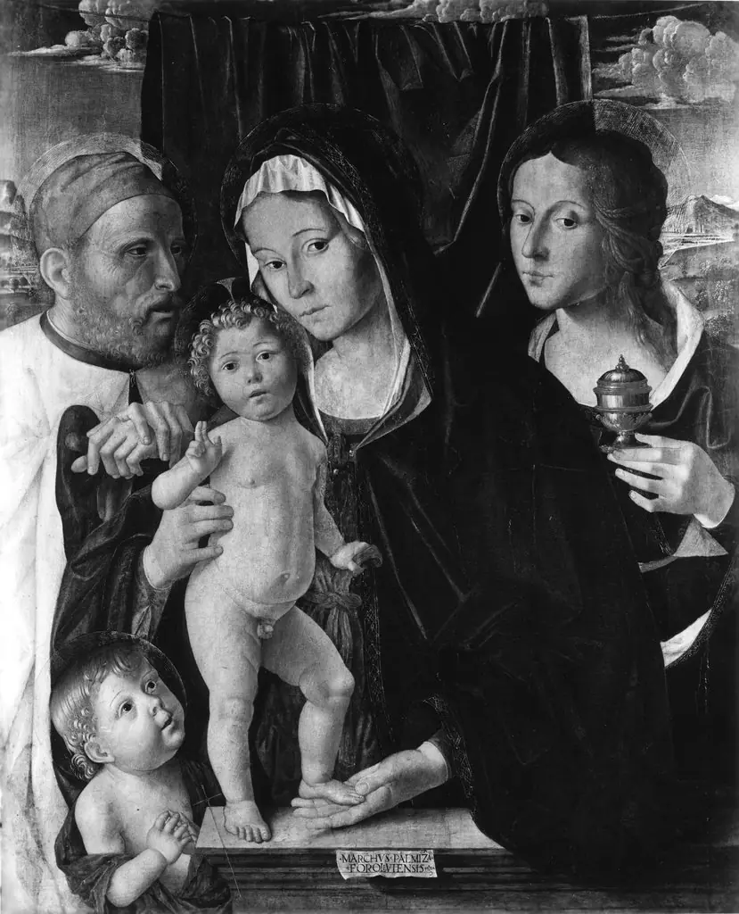 The Holy Family with St John the Baptist and St Mary Magdalen