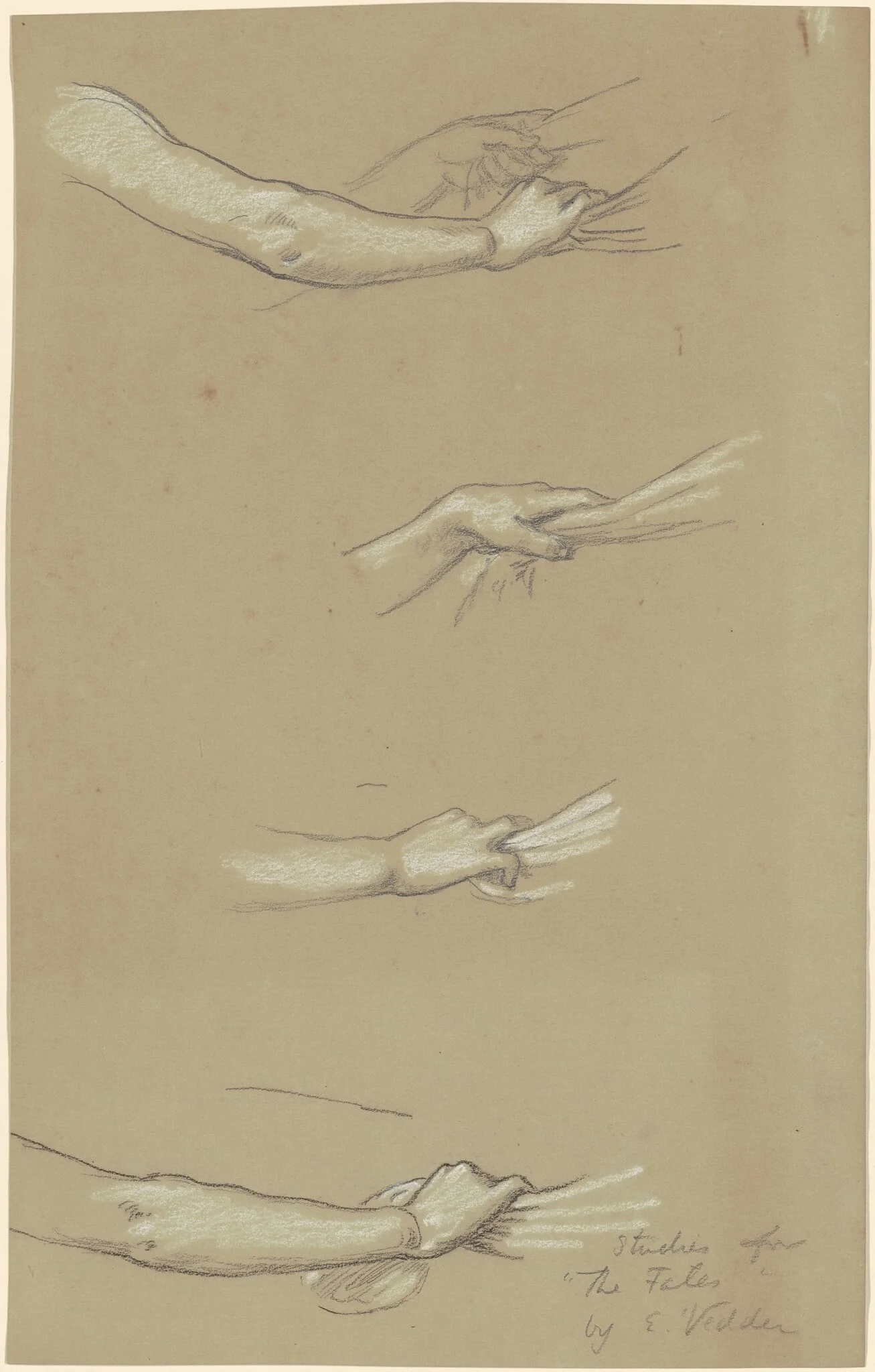 Study for "The Fates Gathering in the Stars"