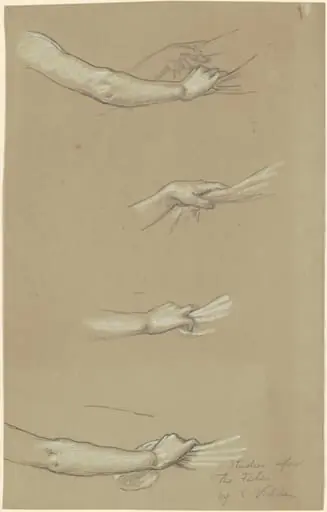 Study for "The Fates Gathering in the Stars"