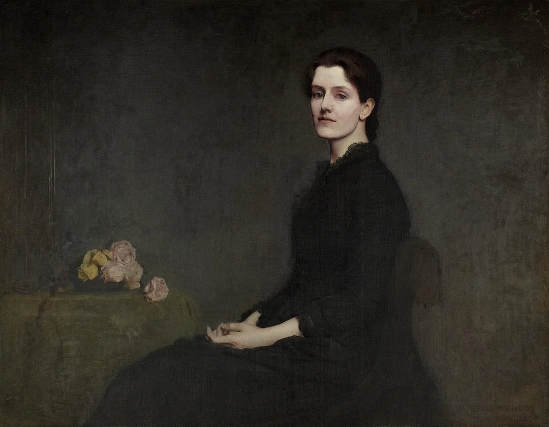 Anne Page, by Dennis Miller Bunker, oil, 1894