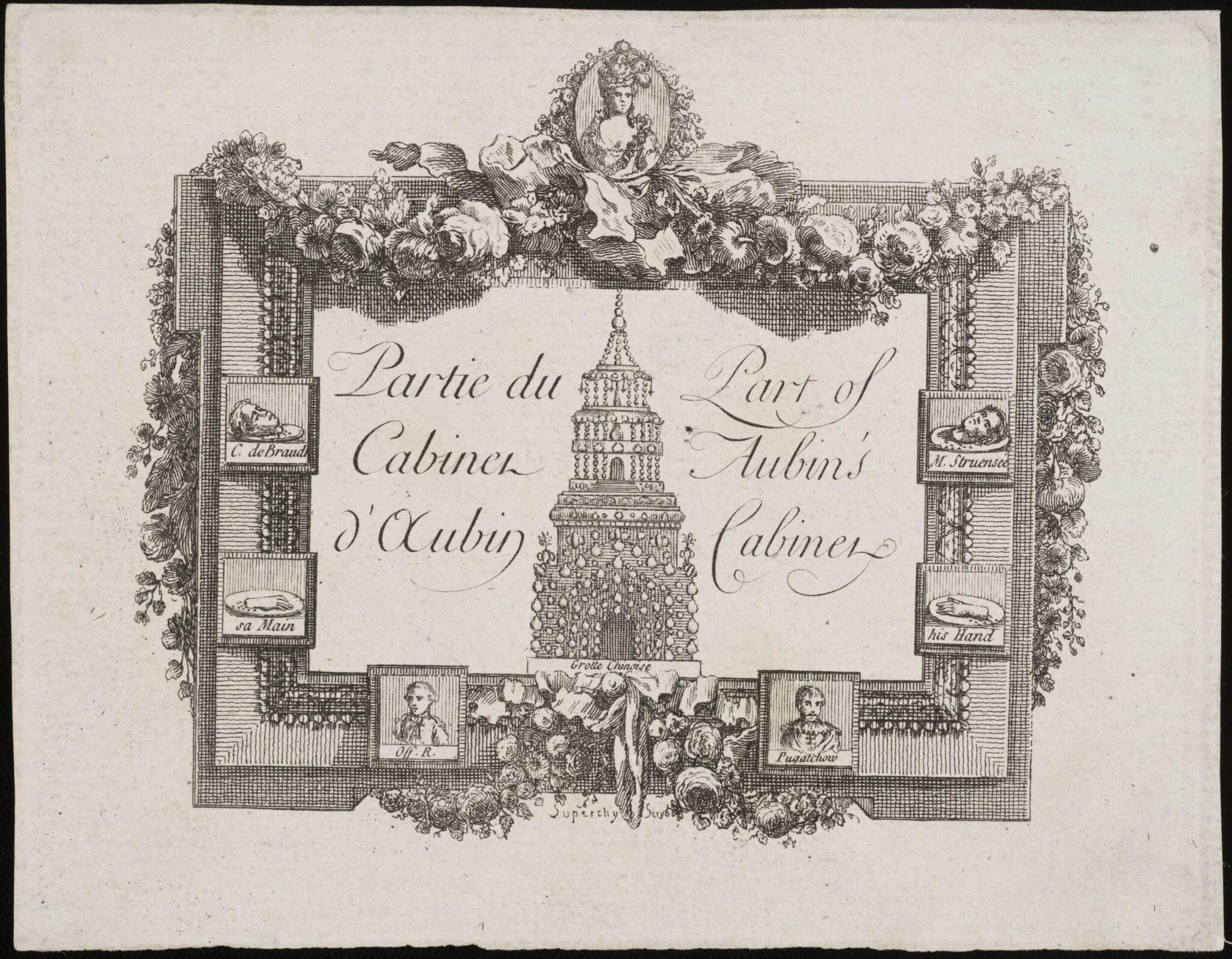 Partie du Cabinet d’Aubin/Part of Aubin’s Cabinet, by Stefano Superchi, 1780