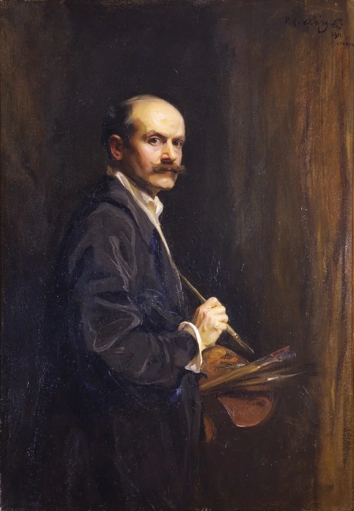 Self-portrait of Philip Alexius László de Lombos