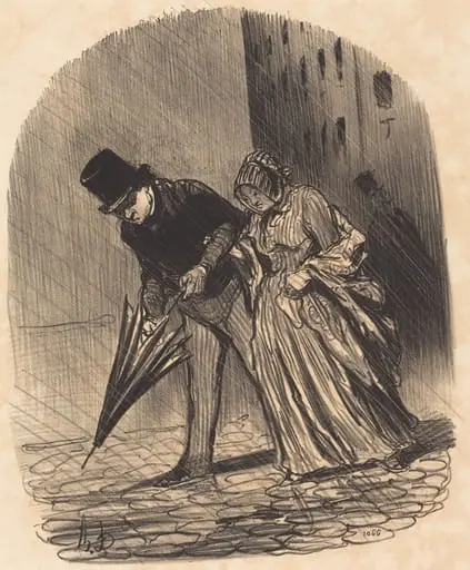Inconvénient d'un parapluie a ressorts trop compliqués