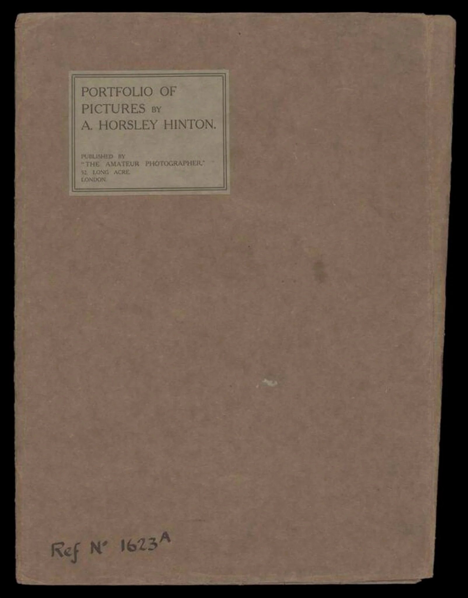 Portfolio of Pictures by A. Horsley Hinton, by Alfred Horsley Hinton, photographic, 1910