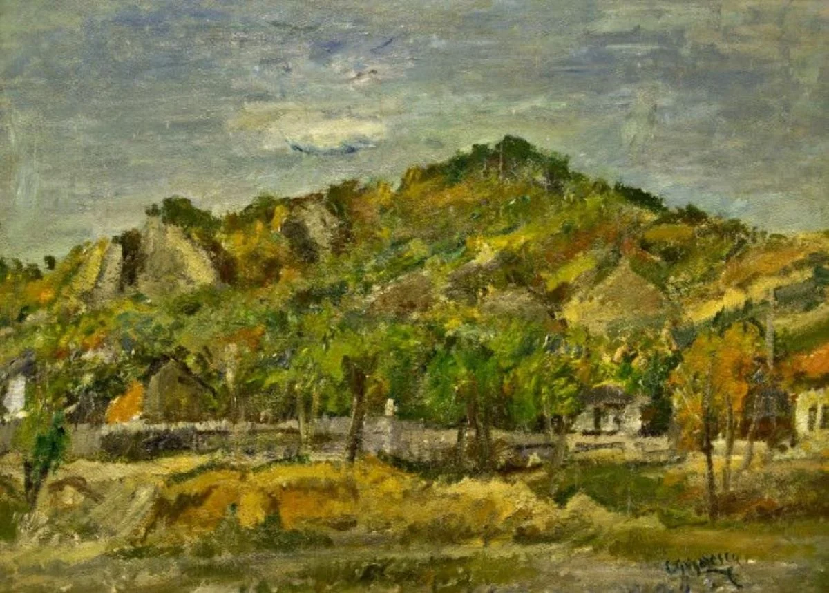 Peisaj din Argeș, by Lucian Grigorescu, unspecified