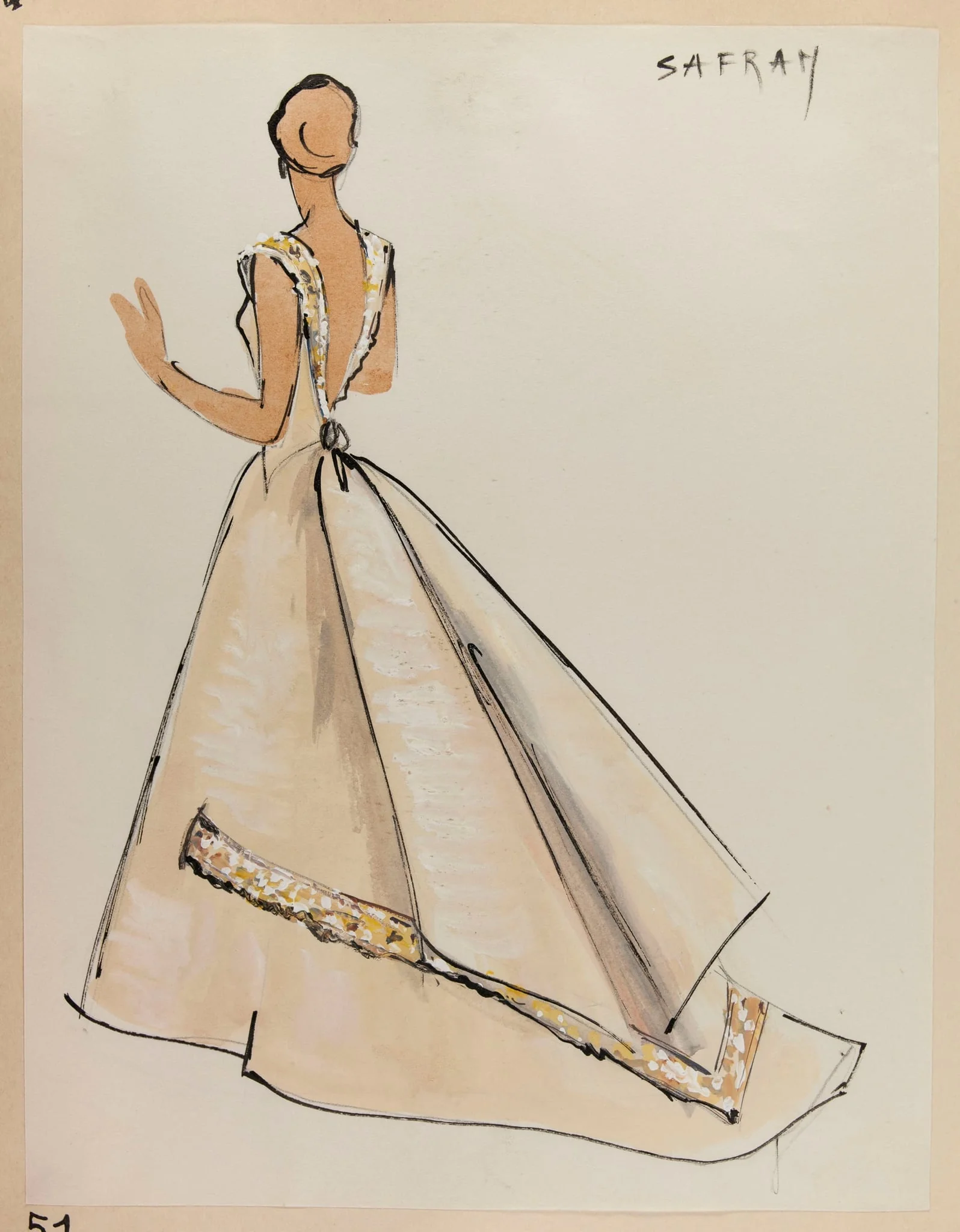 Safran, by Carven, 1952