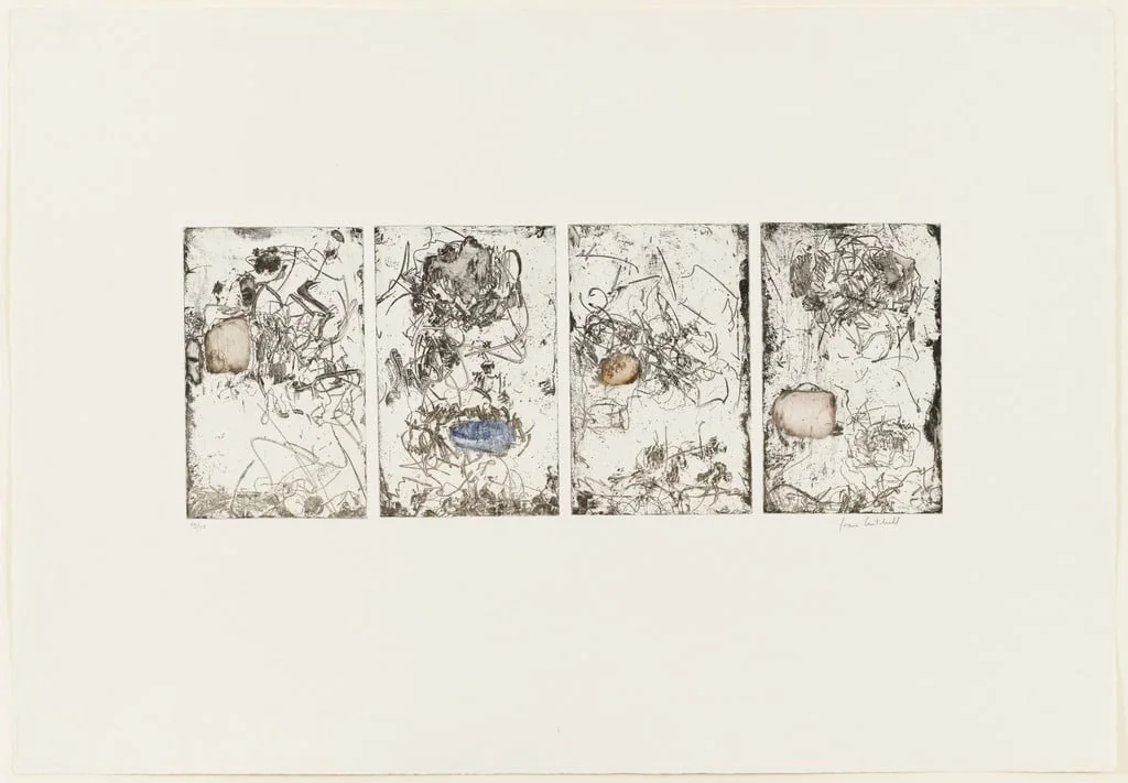 Untitled, by Joan Mitchell, ink, 1972