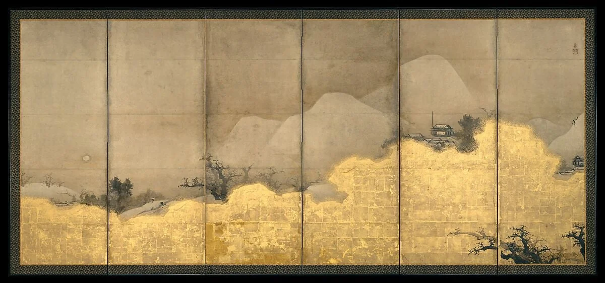 Untitled, by Unkoku Tōeki, ink, 1650