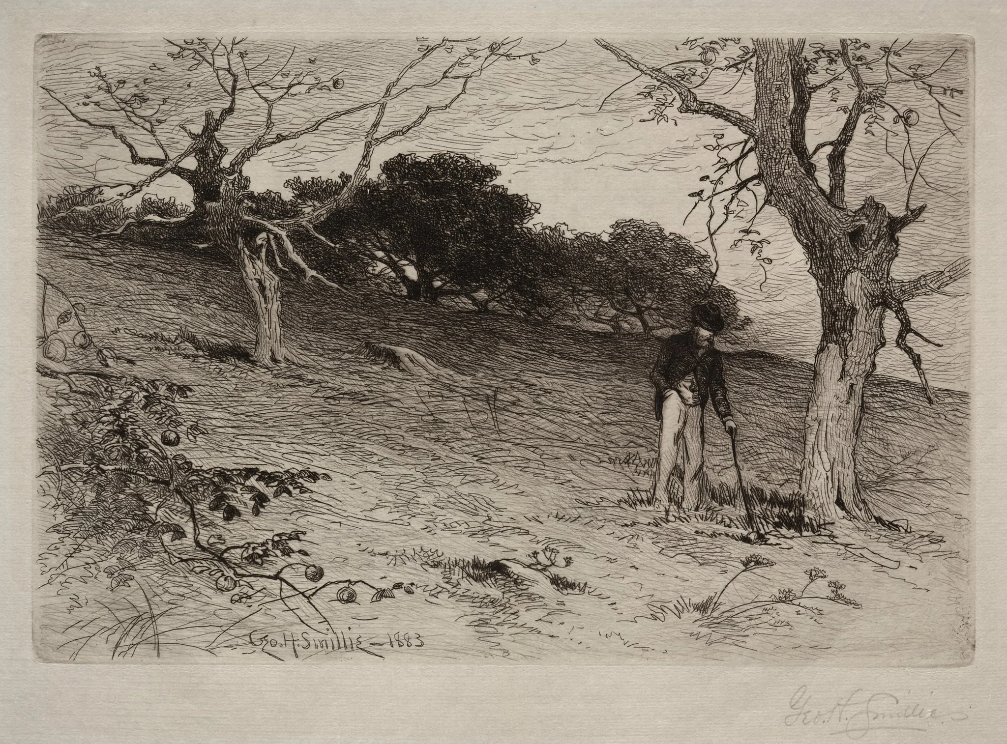 Landscape, by George Henry Smillie, 1883