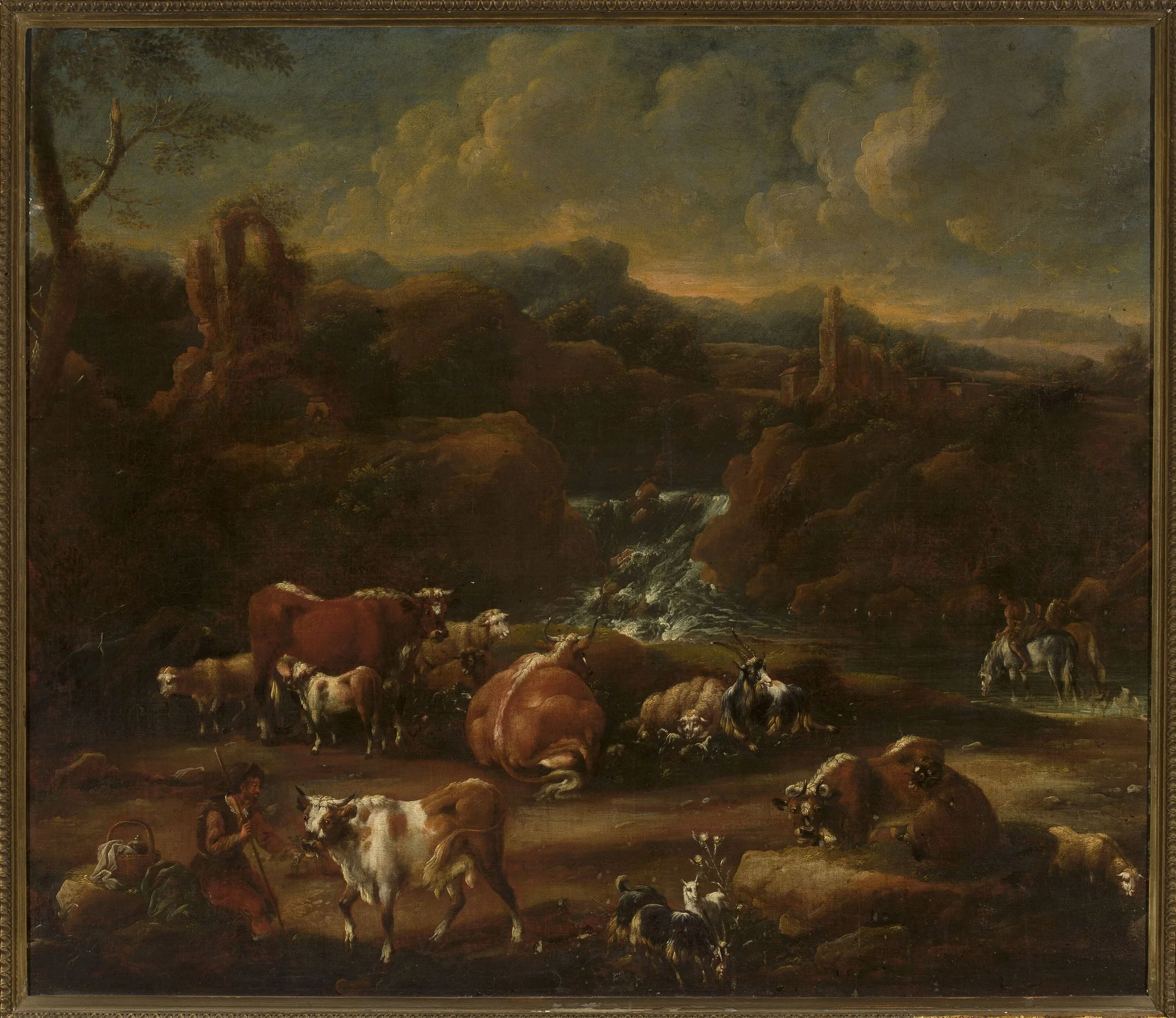 Herd in the mountains