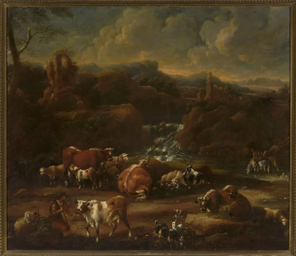 Herd in the mountains