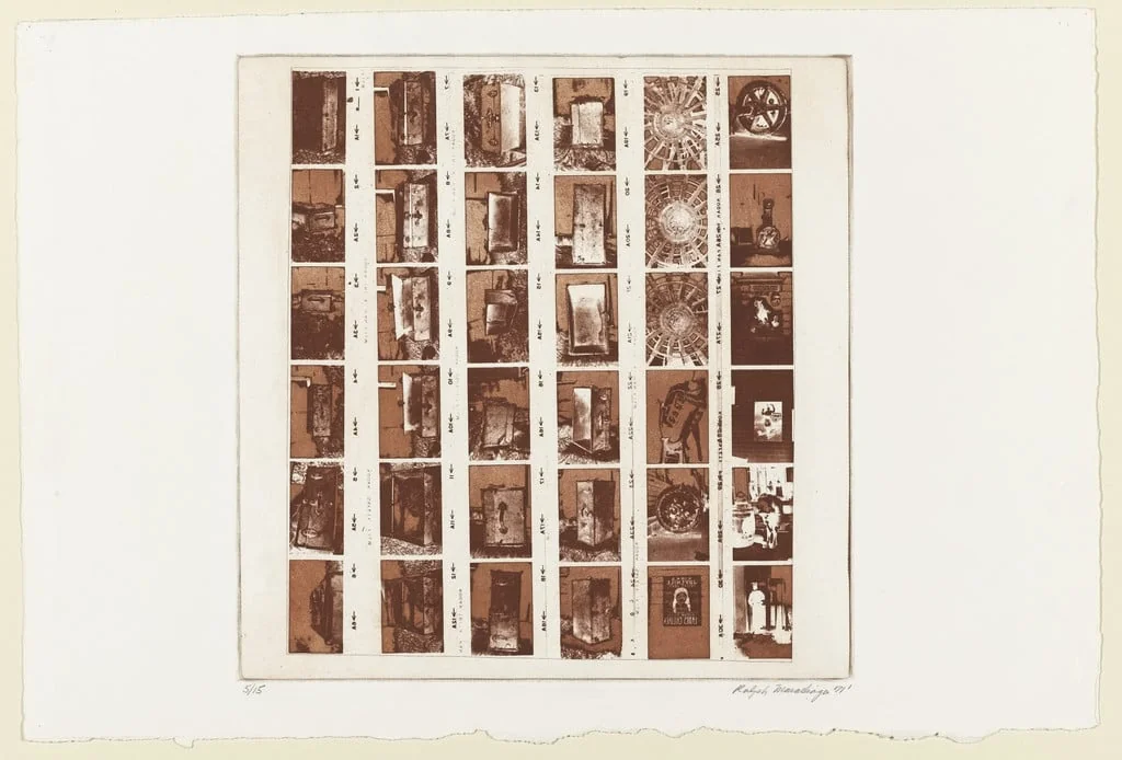 Untitled, by Ralph Maradiaga, ink, 1971