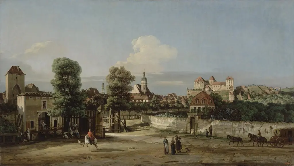 View of Pirna from the West, from the Corner of Wide Street