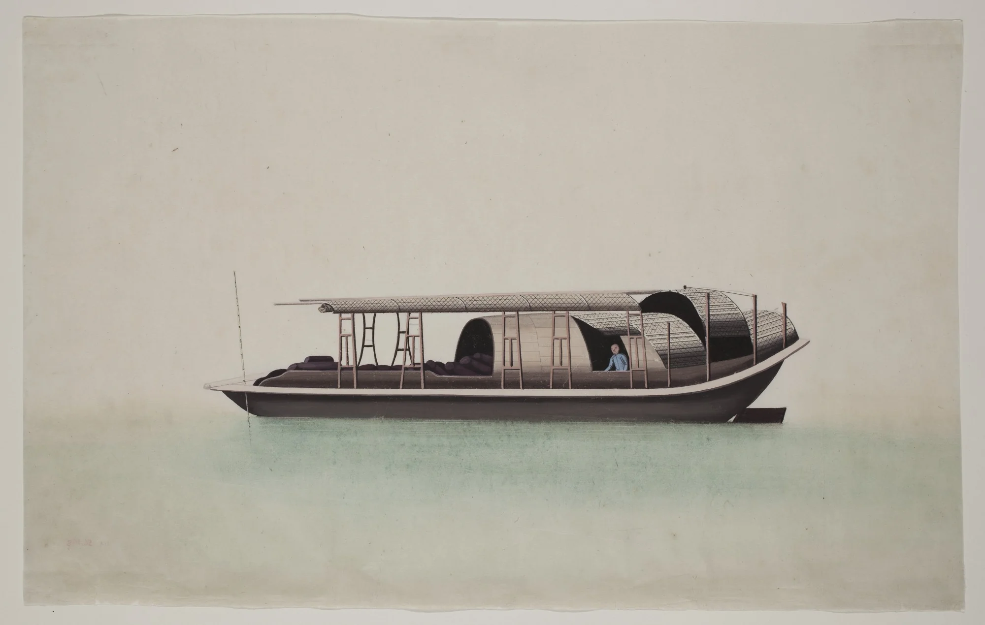 Boat with Boatman, by Unknown, unspecified