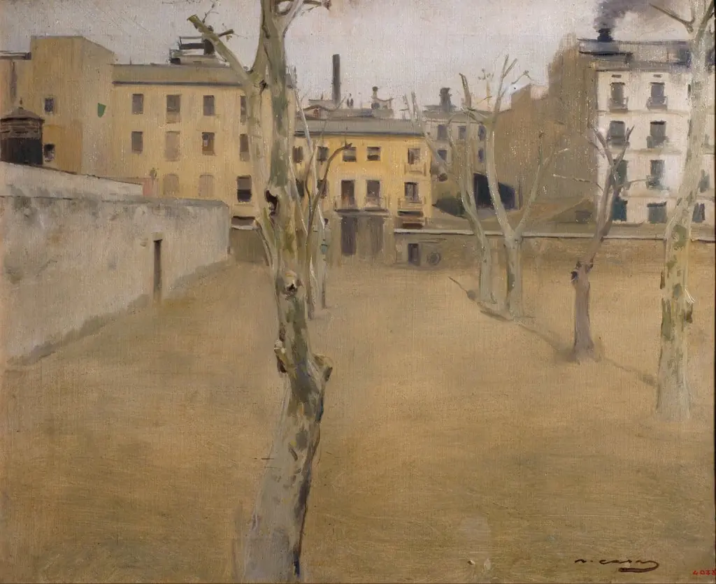Courtyard of the old Barcelona prison (Courtyard of the 'lambs')