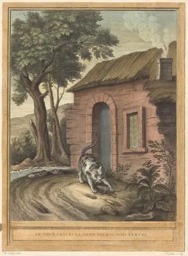 Le vieux chat et la jeune Souris (The Old Catand the Young Mouse)