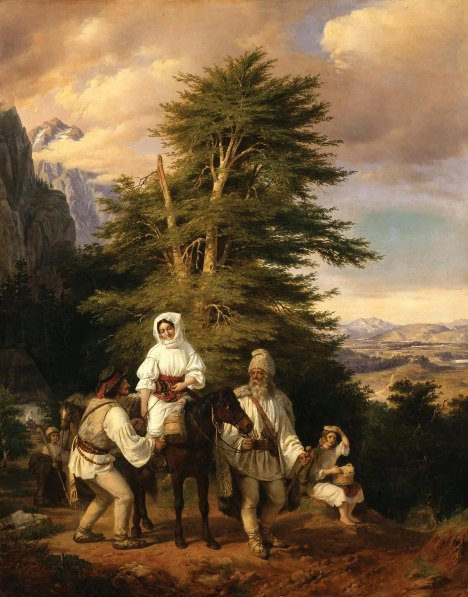 Romanian Family Heading for the Fair