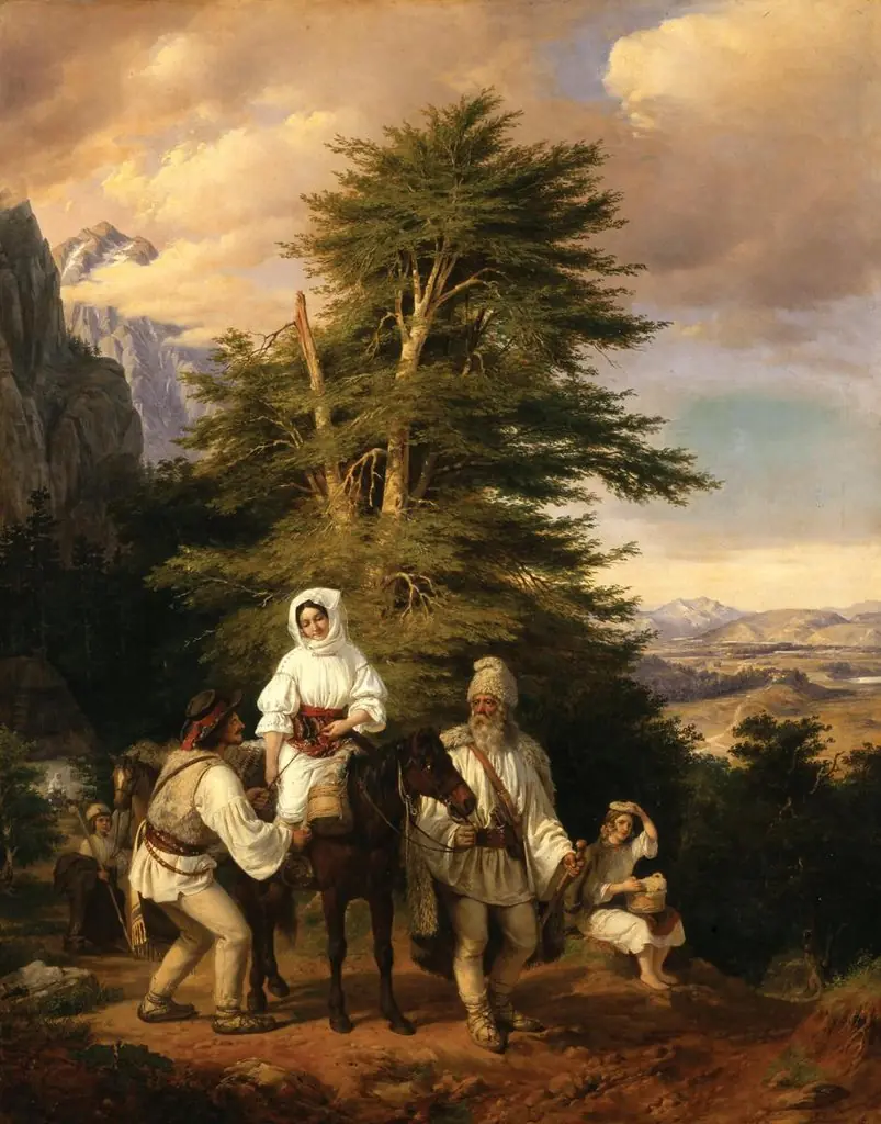 Romanian Family Heading for the Fair