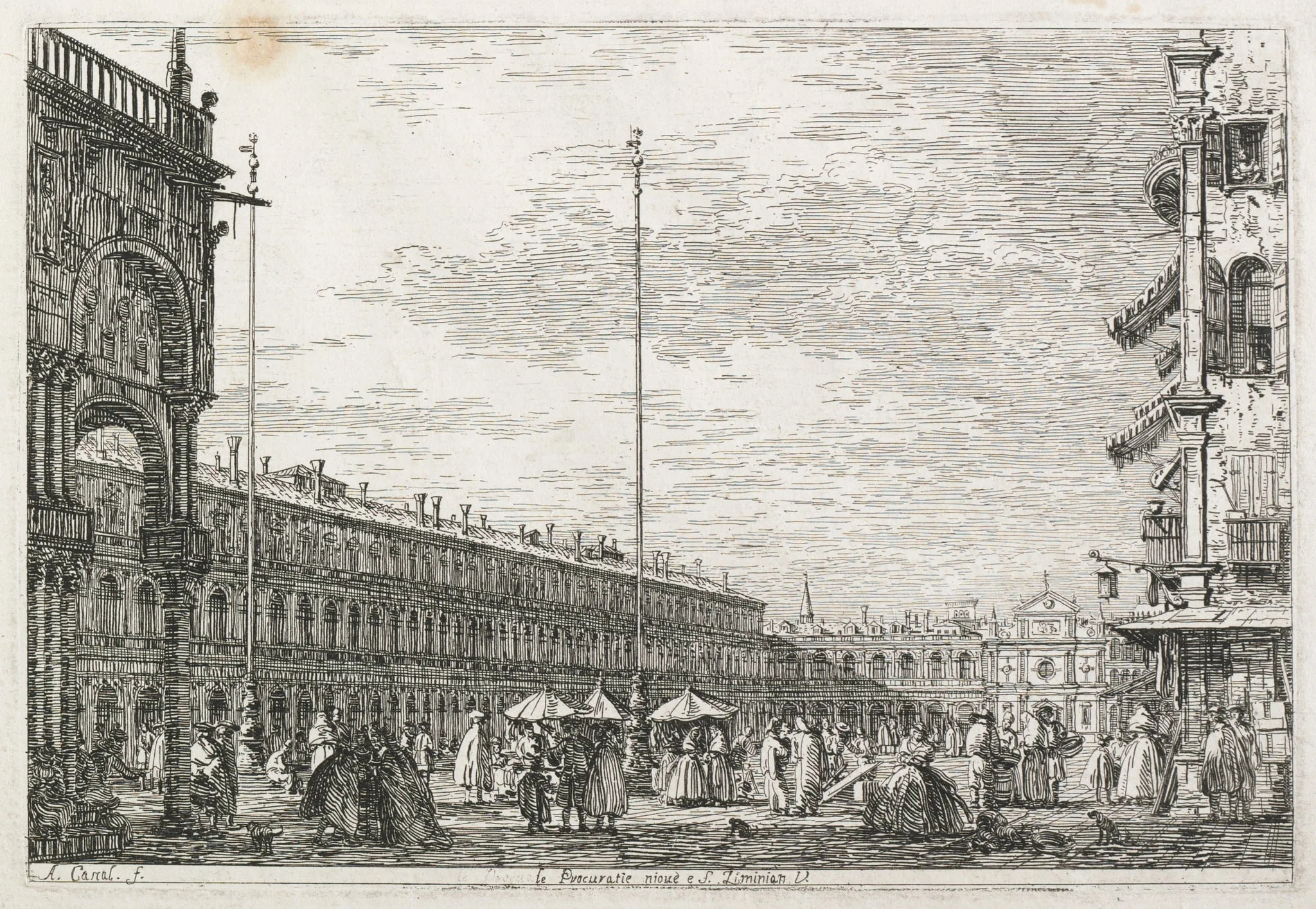 Views:  The Procurator's Palace and the Church of St. Géminien, Venice