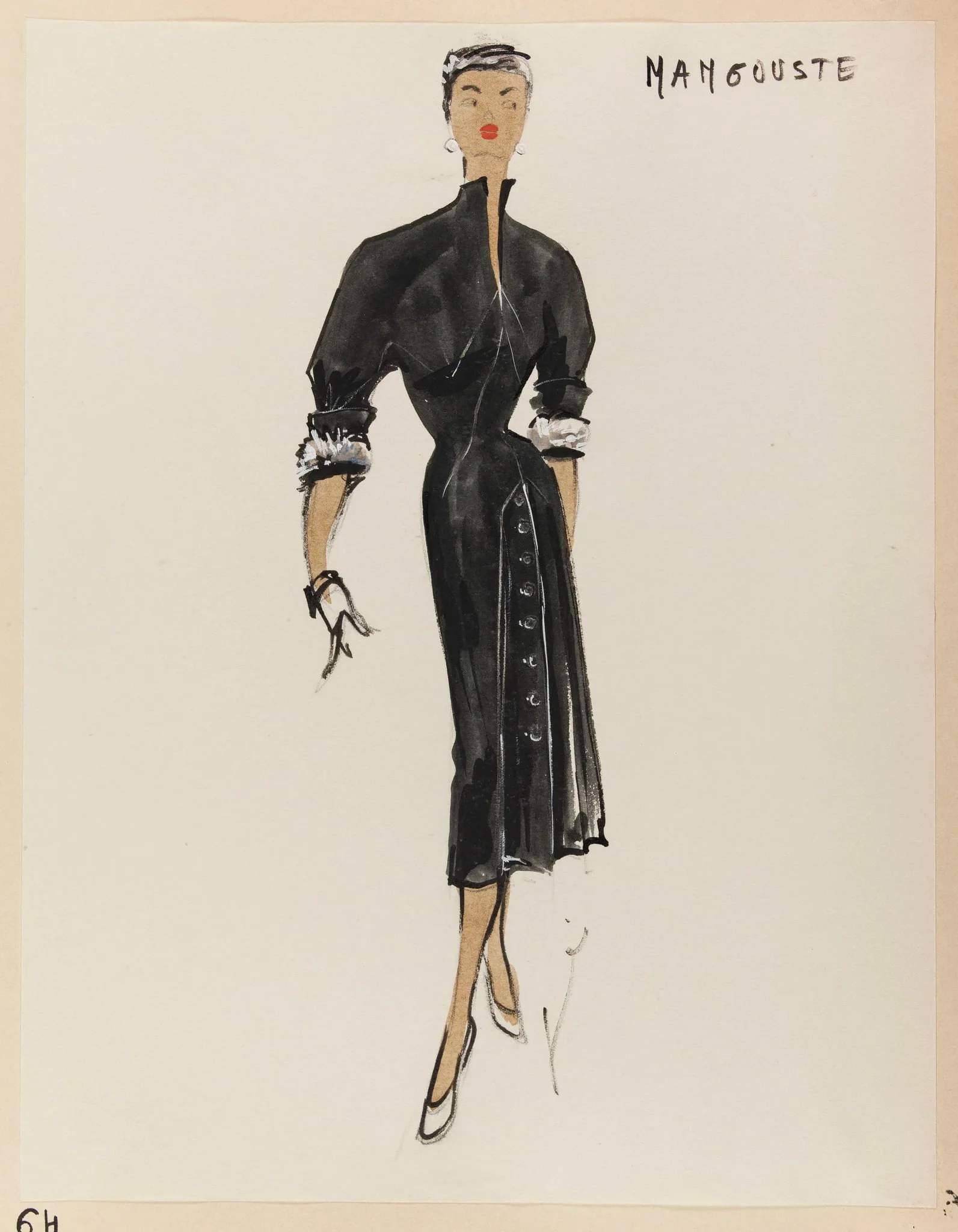Mangouste, by Marie-Louise Carven, 1952