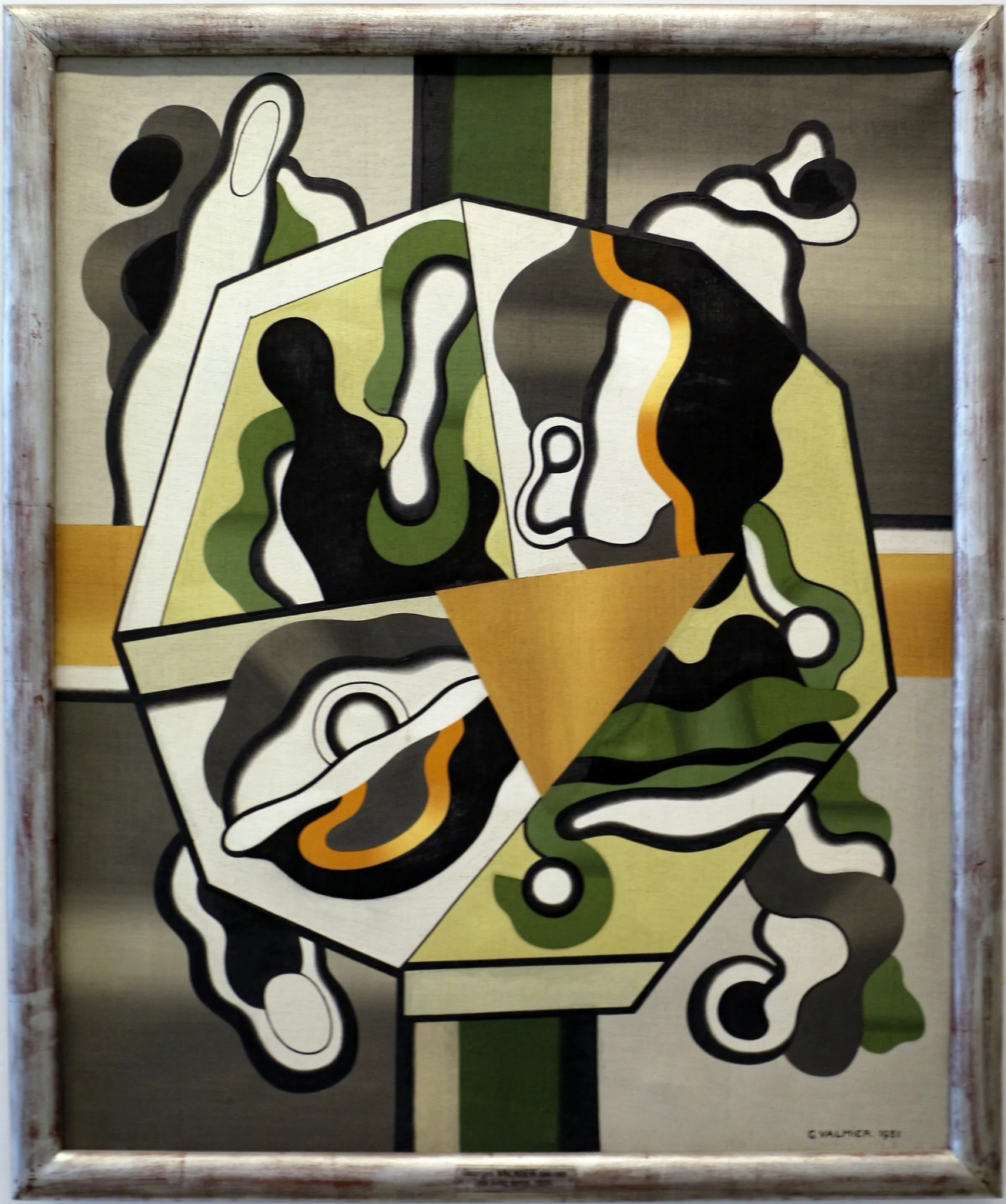 Les cinq sens, by Georges Valmier, oil, 1931