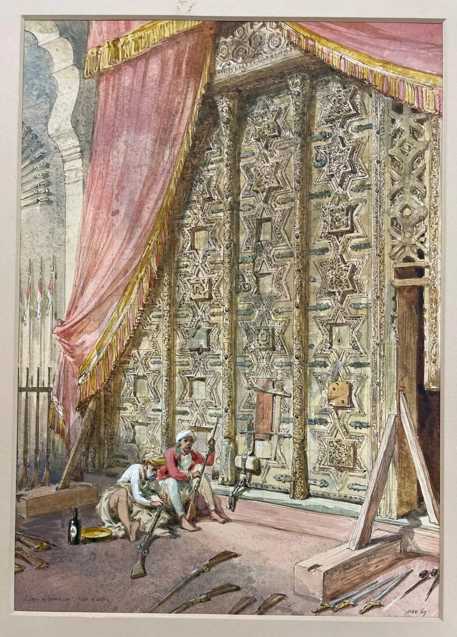 The Somnath gates, Fort Agra