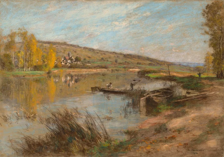 Quai au Sable, Chartèves, by Léon Augustin Lhermitte, 1904