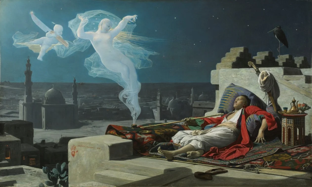A Eunuch's Dream, by Jean-Jules-Antoine Lecomte du Nouÿ, unspecified, 1874