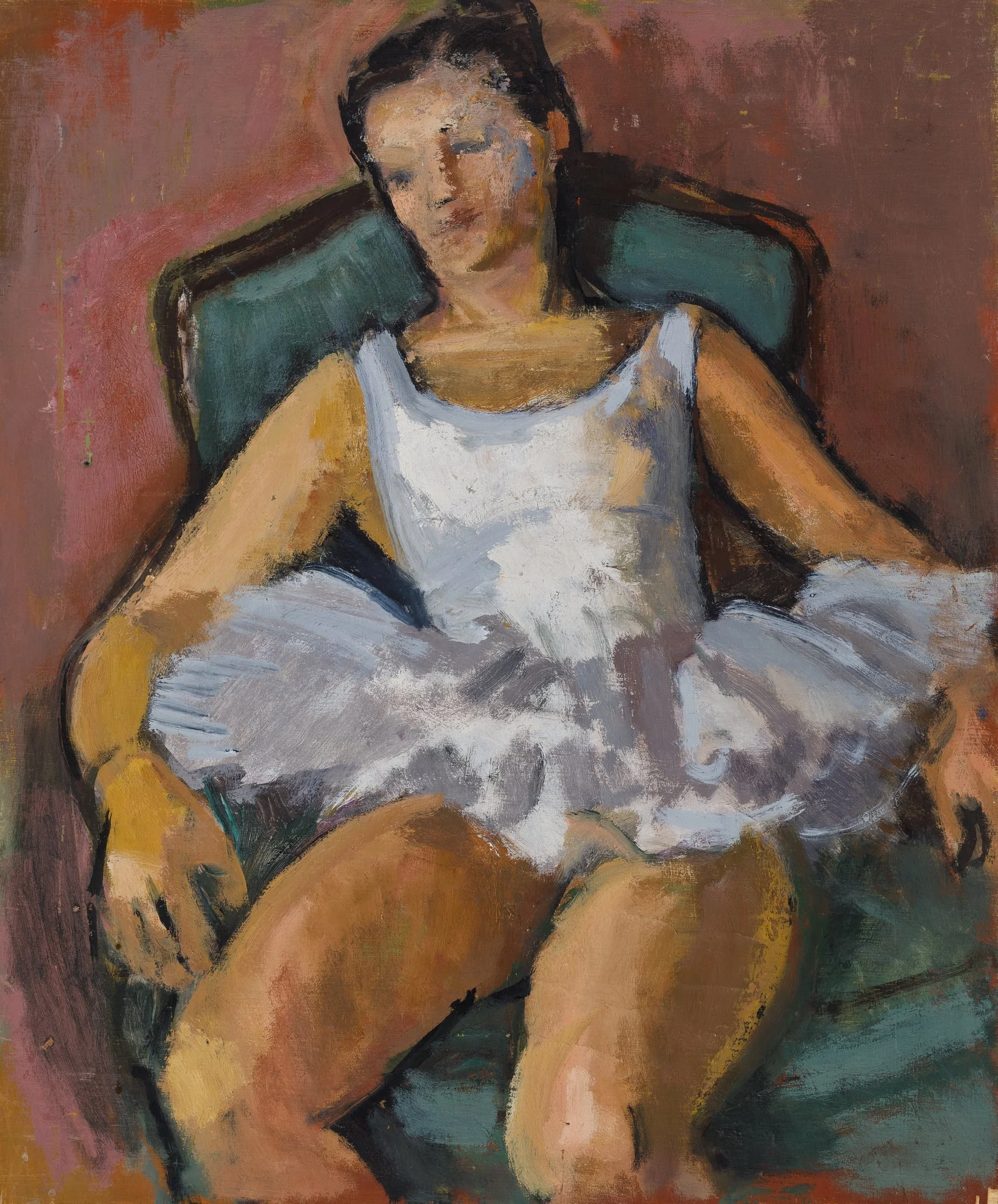 Balerină în fotoliu, by Iosif Iser, unspecified, 1932