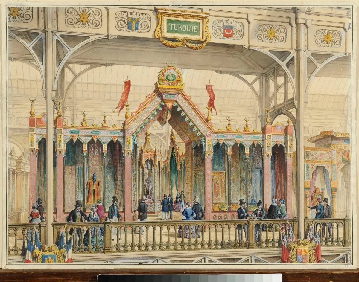 Pavilionul Turciei la o expoziție internațională, by Iacob Melic, 1855