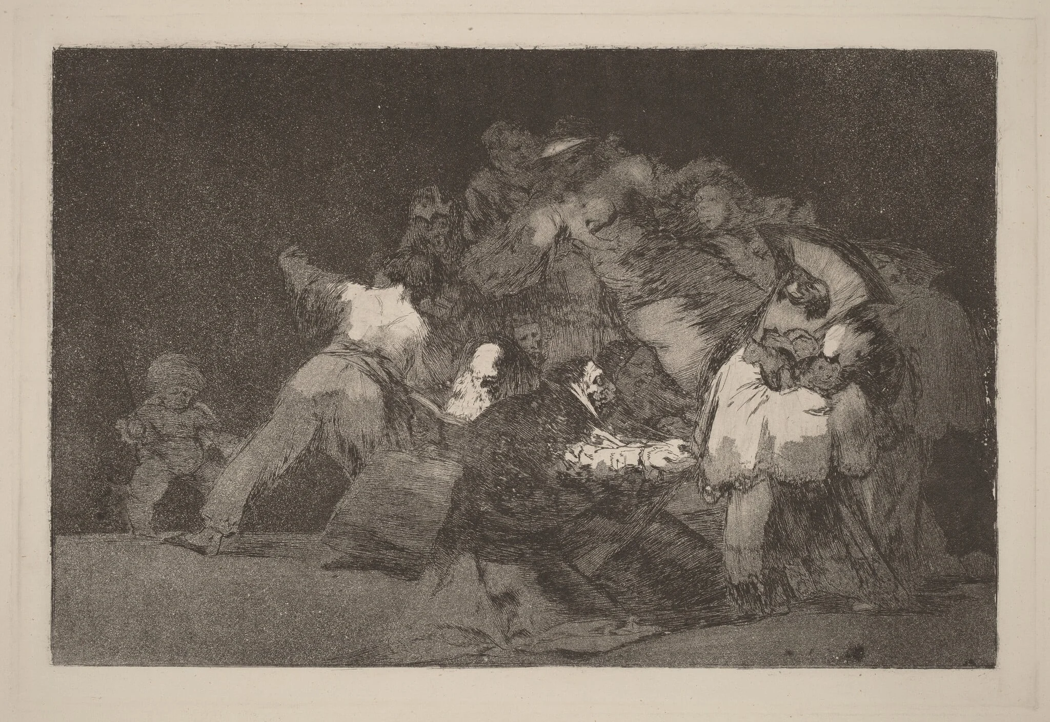 Disparate general (General Folly), by Francisco Goya, ink, 1816