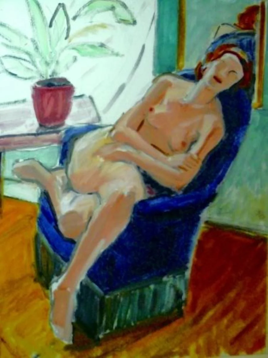 Nud în fotoliu, by Theodor Pallady, unspecified, 1949