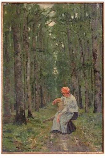 Femeie în pădure