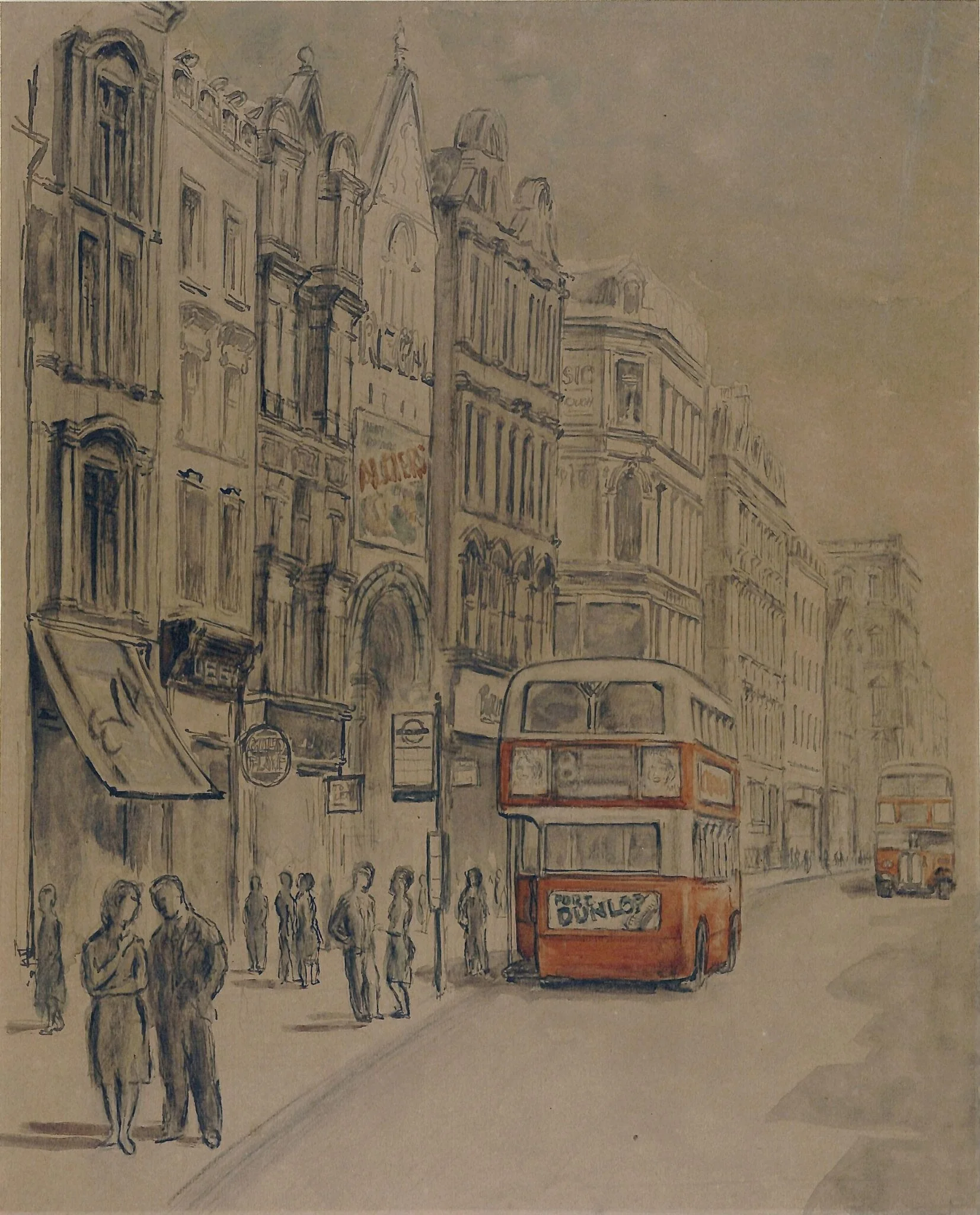 London Street, by Daniel Moiseiwitsch, 1940