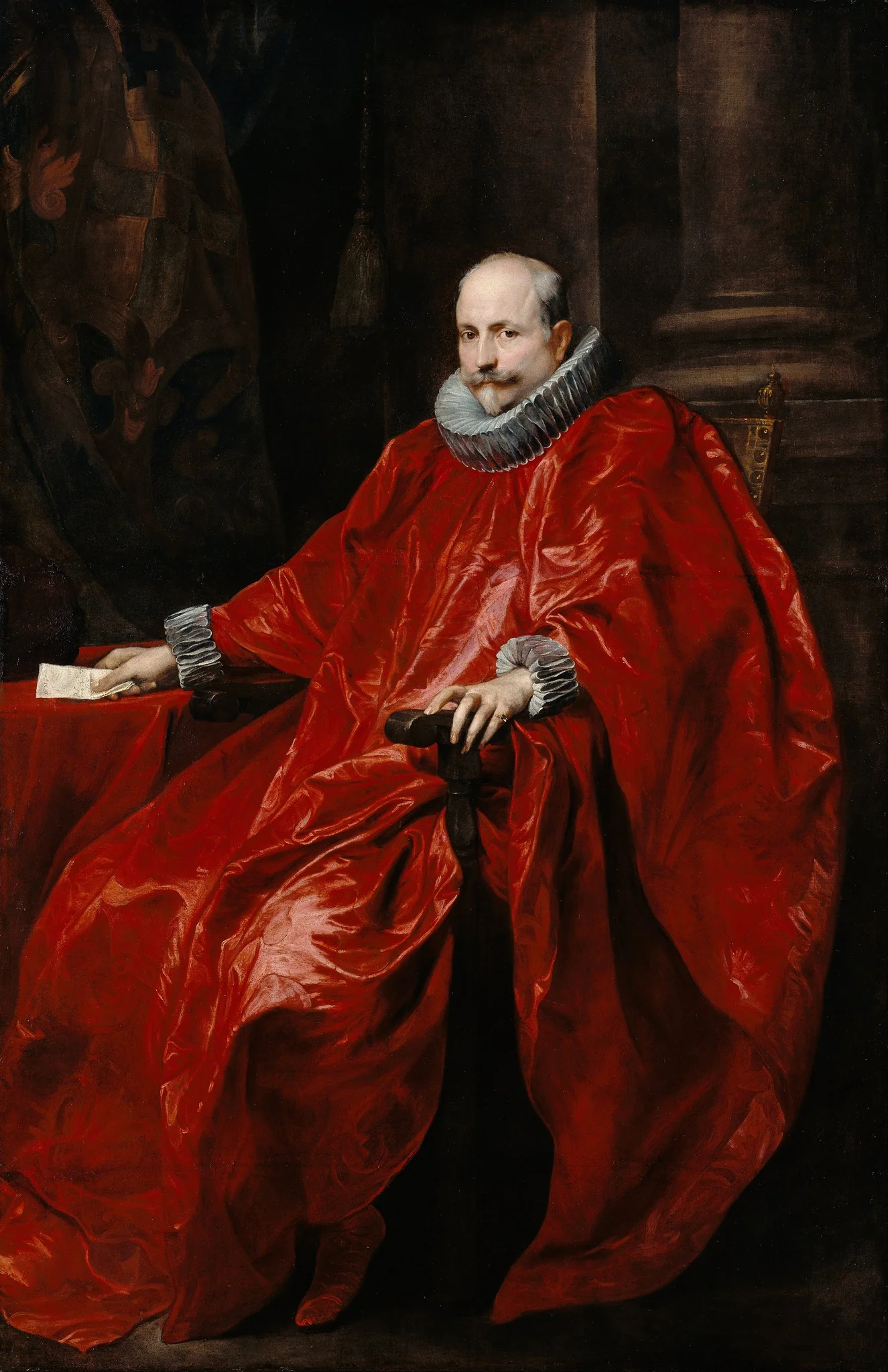 Portrait of Agostino Pallavicini, by Anthony van Dyck, oil, 1621