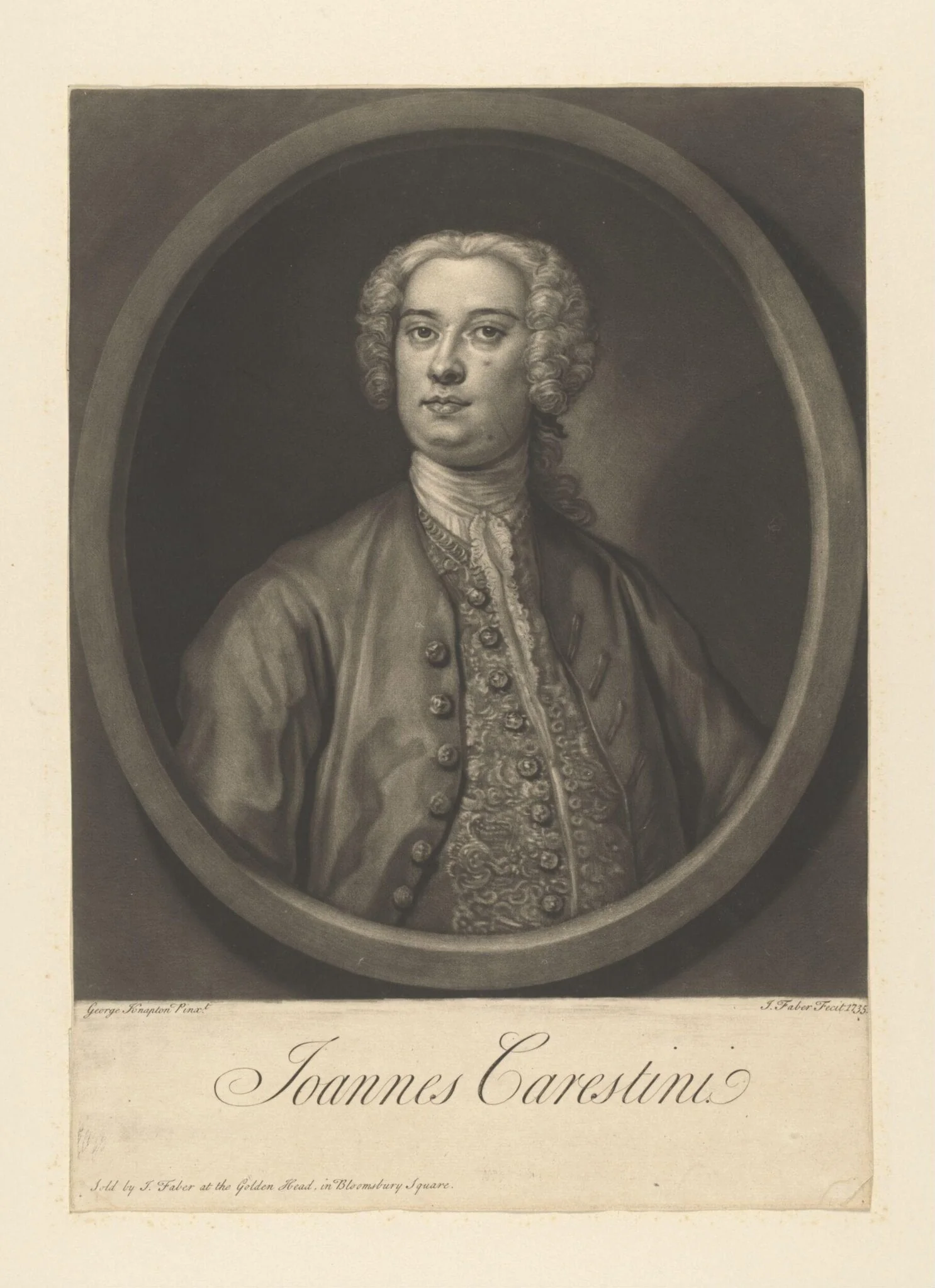 H Beard Print Collection, by George Knapton, 1735