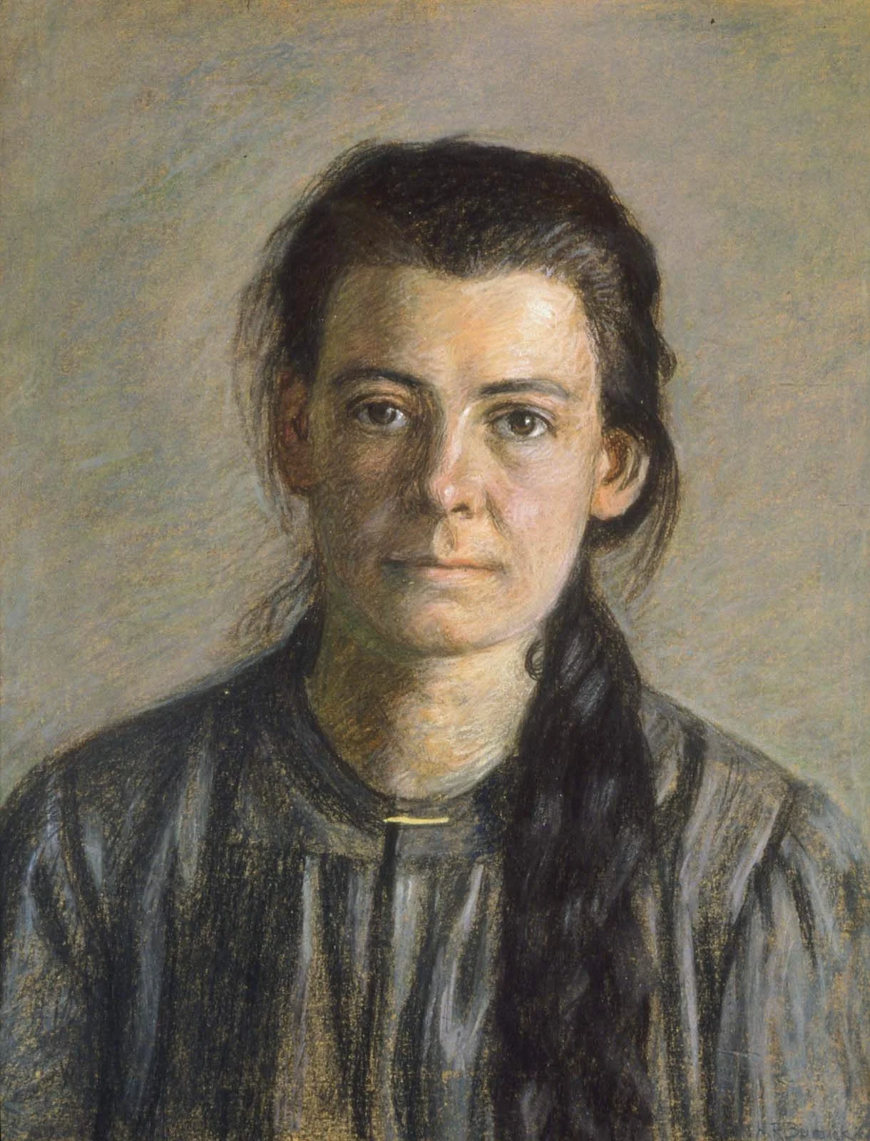 The Unwilling Model (Mrs. Alice Pratt Burdick), by Horace Robbins Burdick, unspecified, 1910