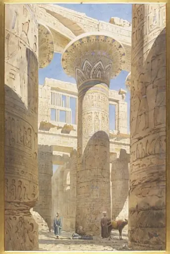 Karnac - Gt Hall of Columns  View across central avenue