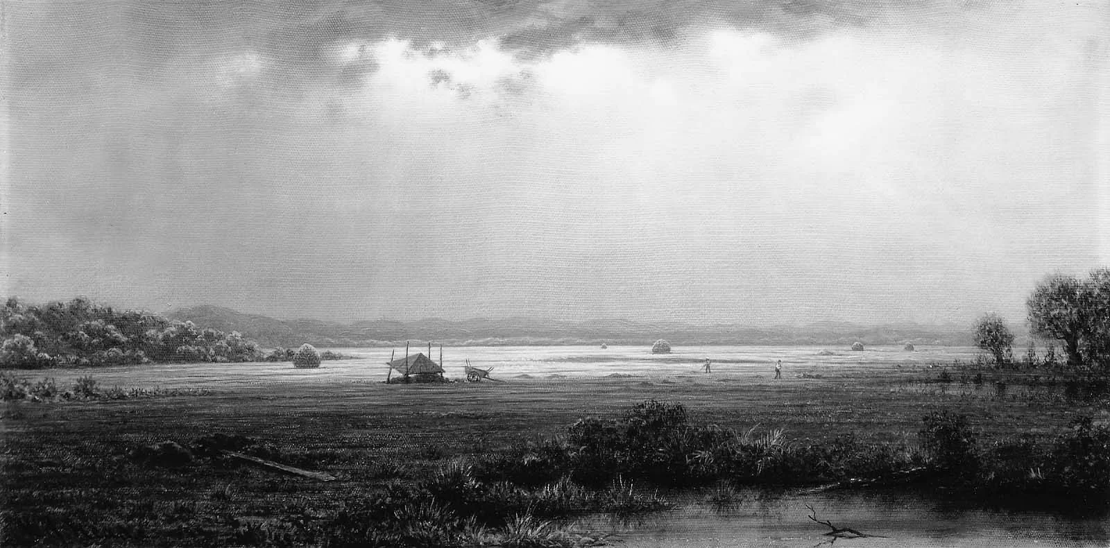 Newburyport Marshes, by Martin Johnson Heade, oil, 1871
