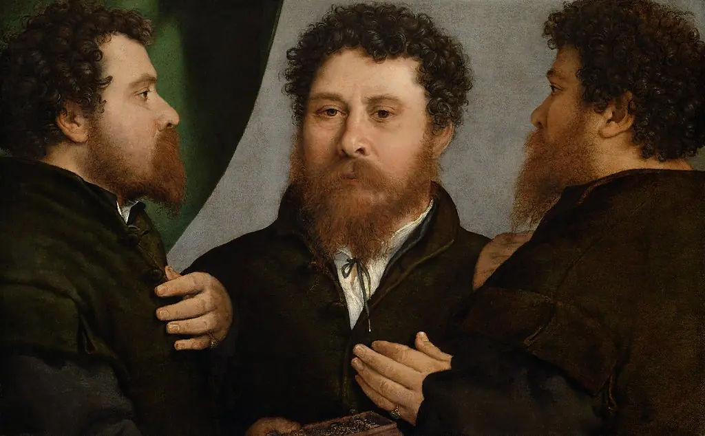 Triple Portrait of a Goldsmith (Bartolomeo Carpan?)