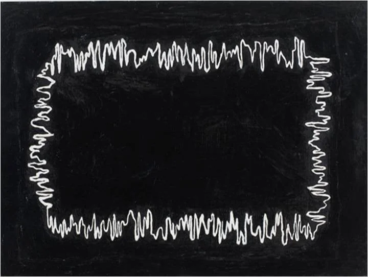Untitled, by R. H. Quaytman, oil, 2004